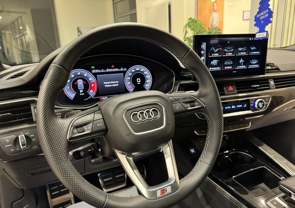 Audi S5 cena 269000 przebieg: 6000, rok produkcji 2021 z Lipsko małe 781